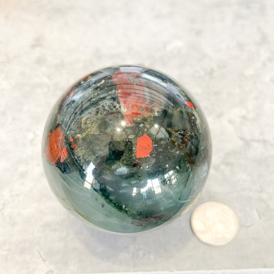 African Bloodstone Sphere