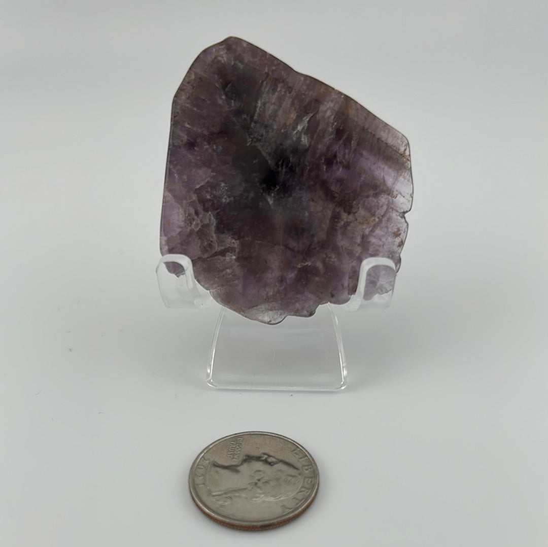 Red Capped Amethyst (Cacoxenite) Free Form