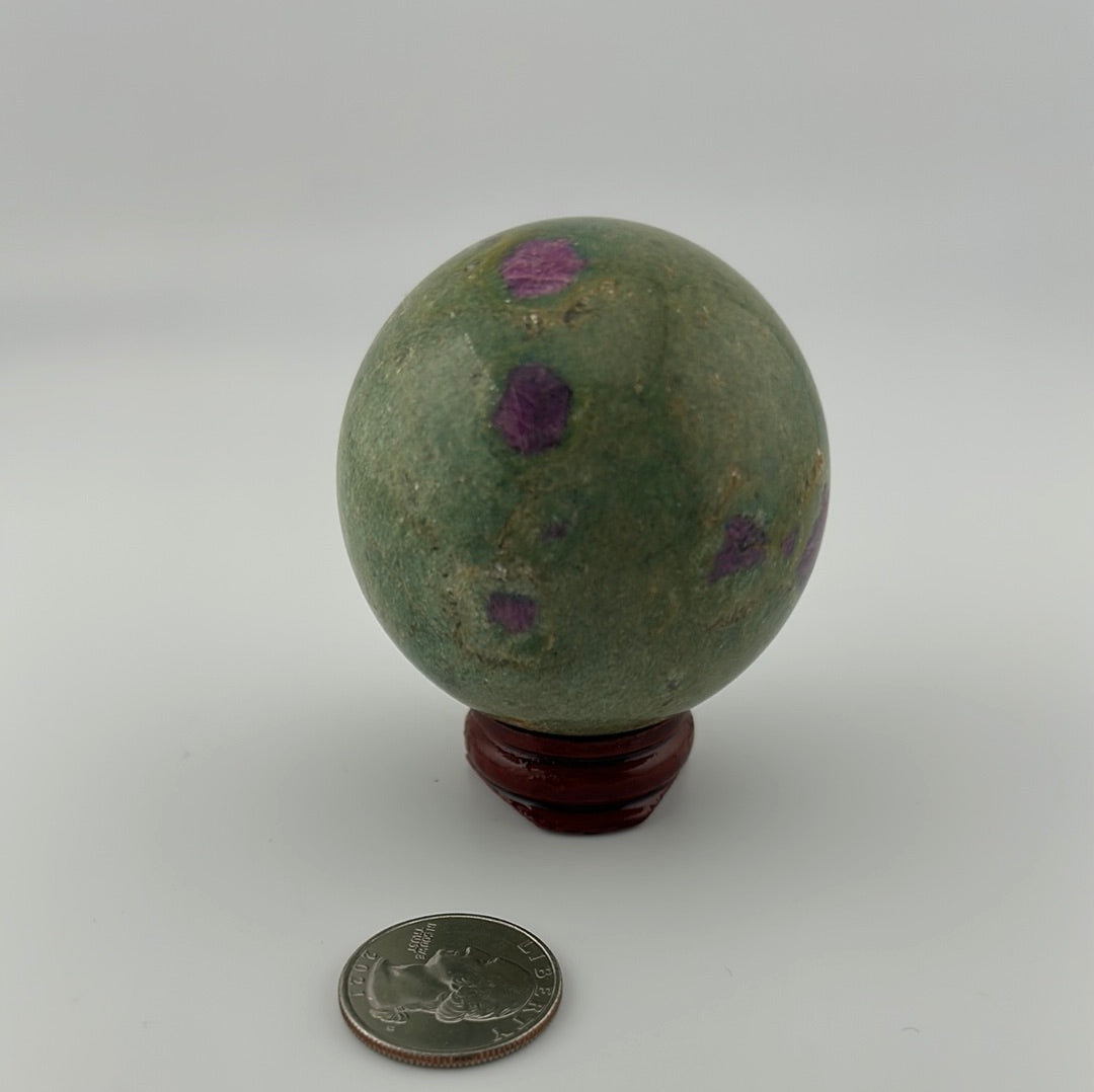 Ruby Fuschite Sphere