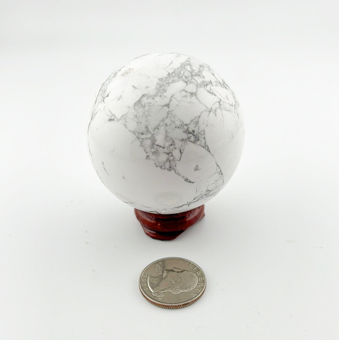 Howlite Sphere