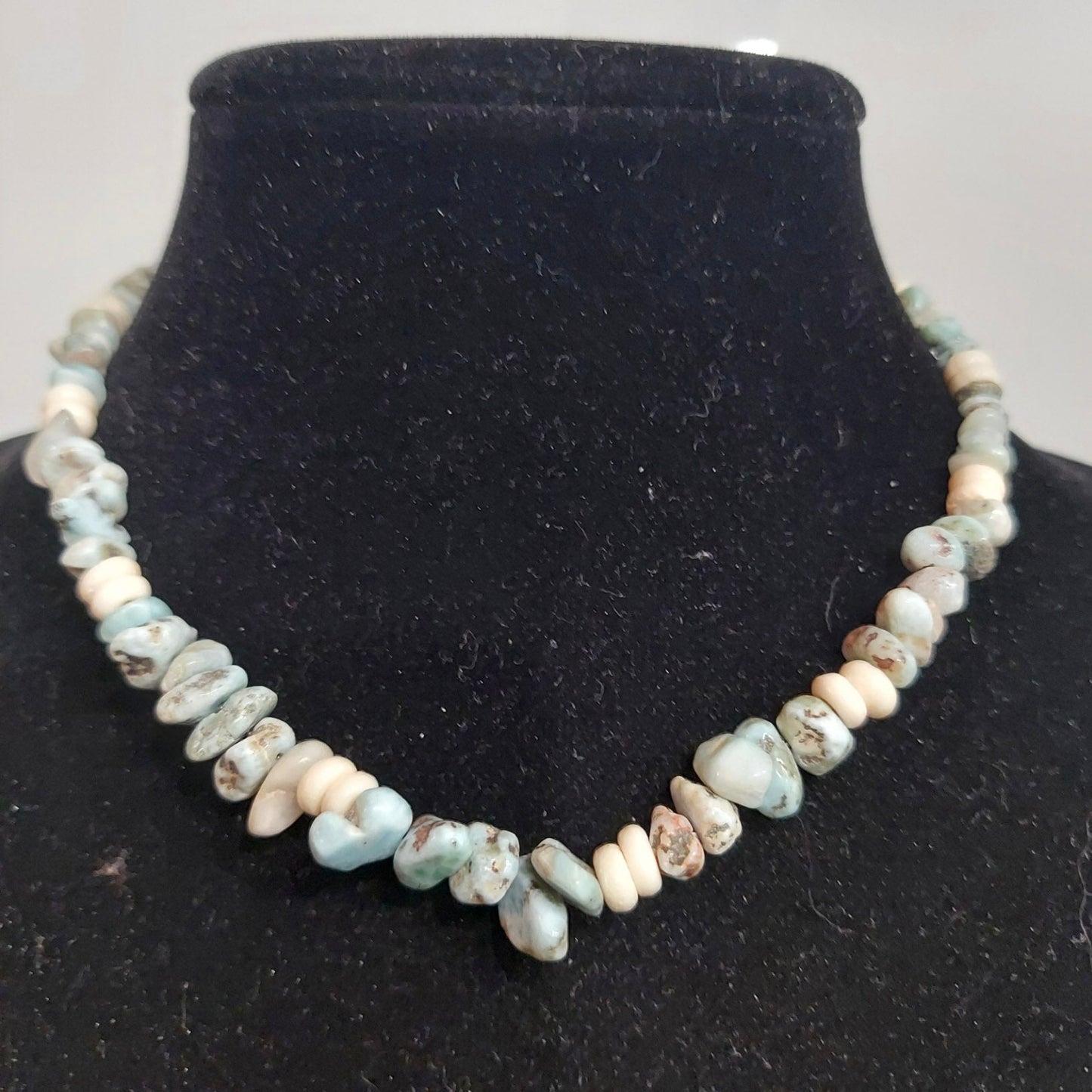 Larimar and Bone Choker