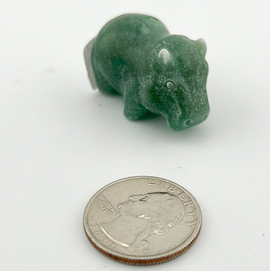 Green Aventurine Hippo