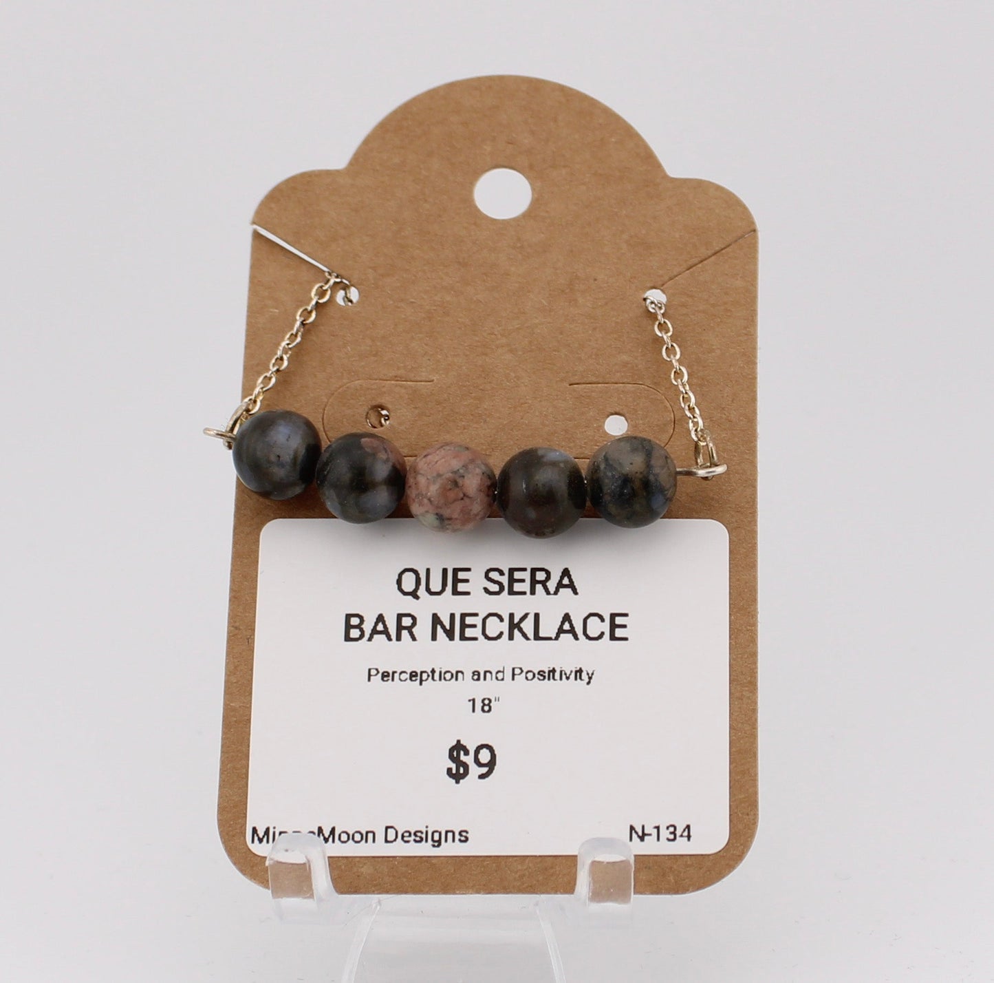 Que Sera Bar Necklace - 18" chain