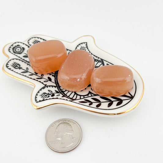 Honey Calcite tumble