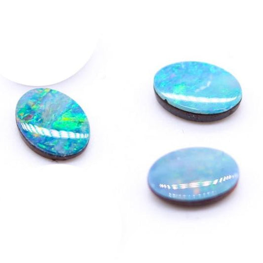 Set of 3 Australian Opal Cabochon