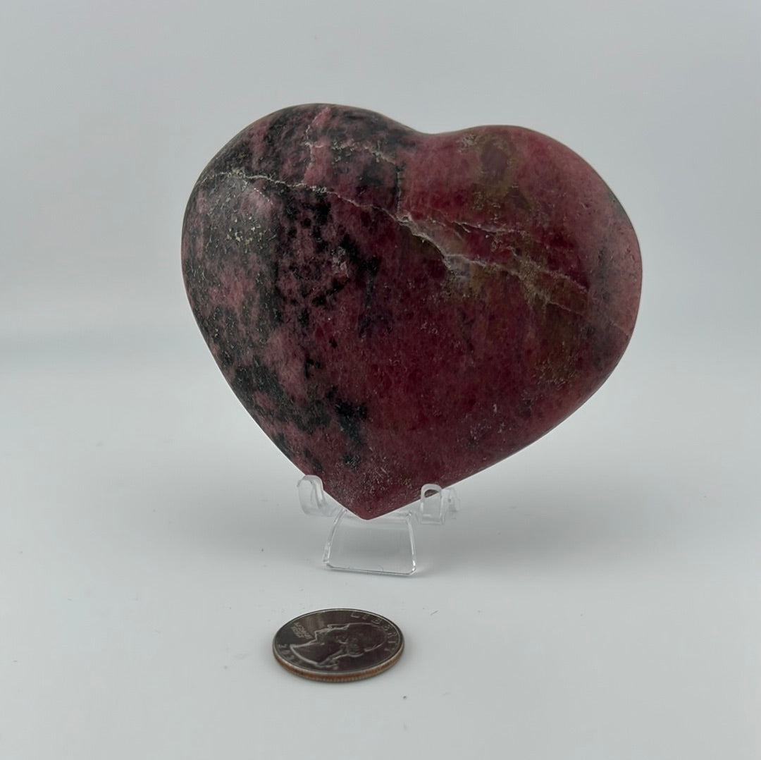 Rhodonite Heart Shape