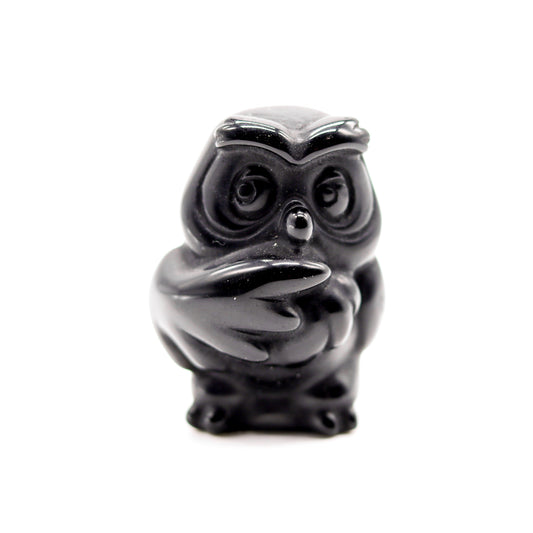 Black Obsidian Owl Cartoon