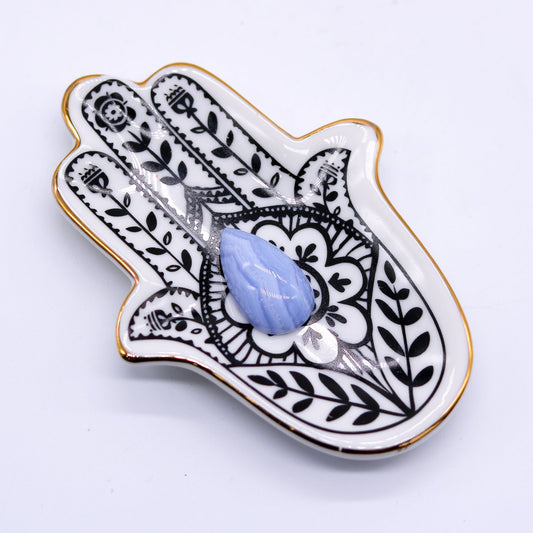 Blue Lace Agate Cabochon