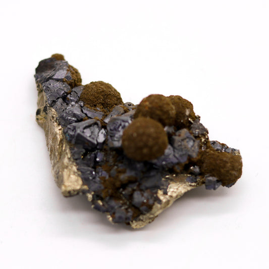 Galena, Pyrite And Siderite Raw