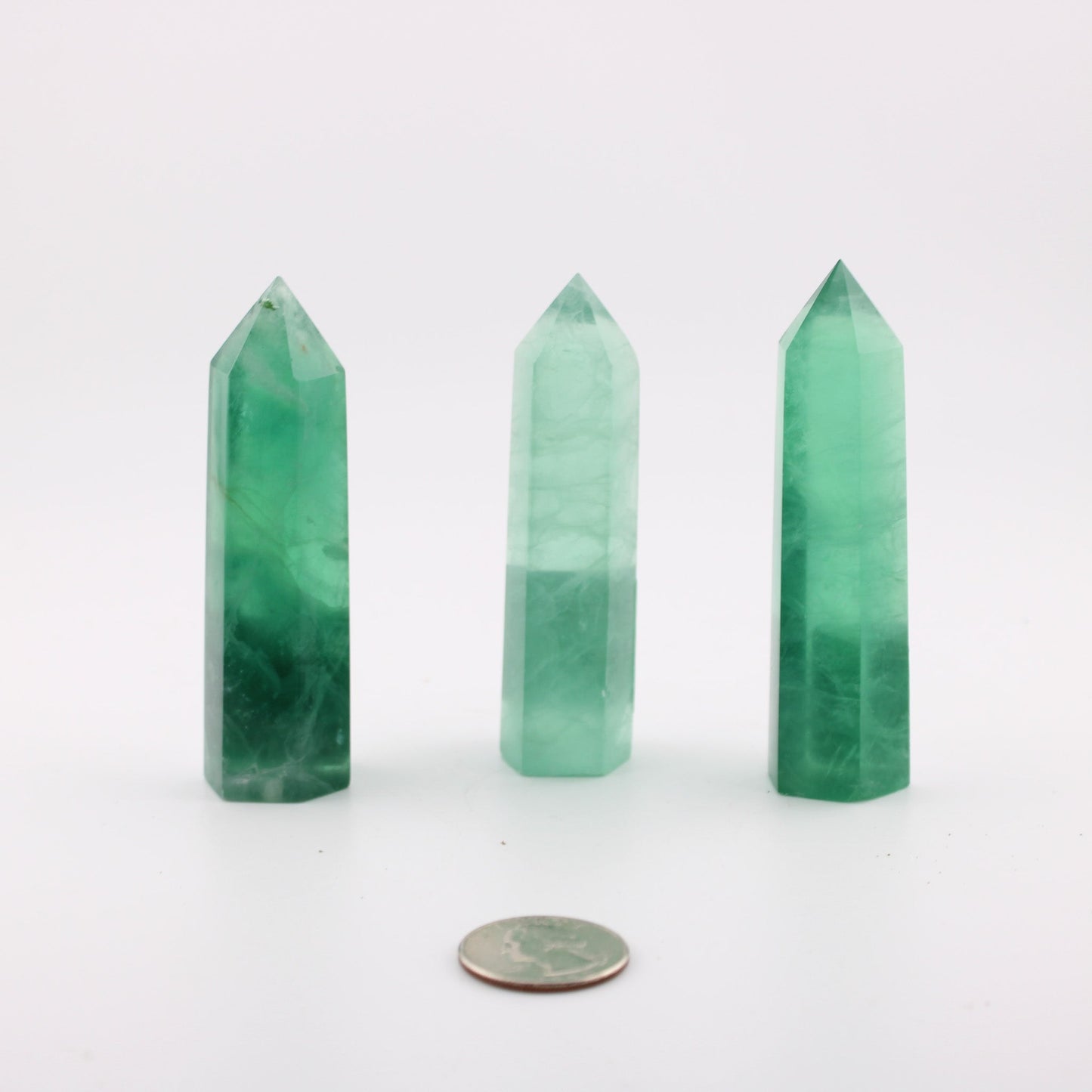 Mint green Fluorite Point