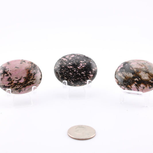 Rhodonite Palm Stone