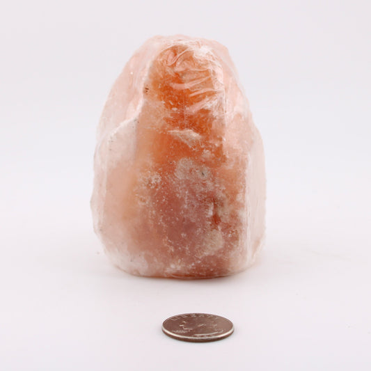 Peach Selenite Lamp