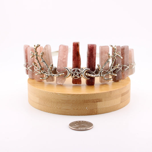 Strawberry Quartz Crown