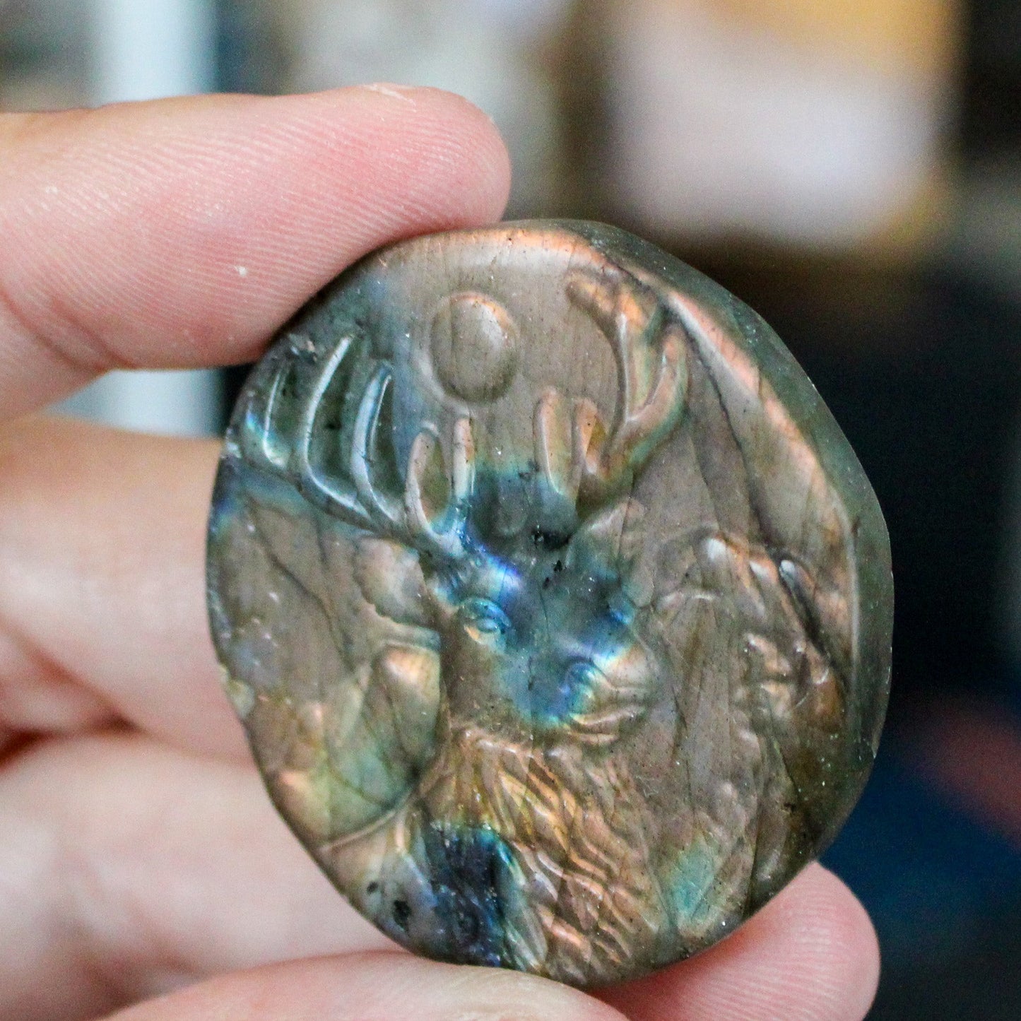 Labradorite Deer