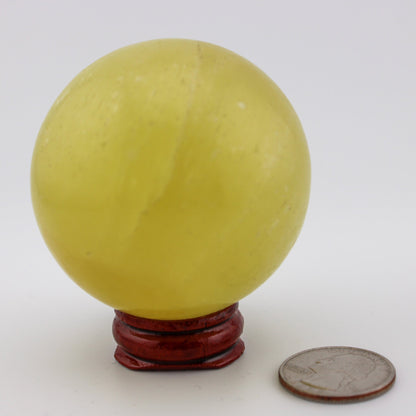 Lemon Calcite Sphere