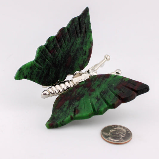 Ruby Zoisite Butterfly