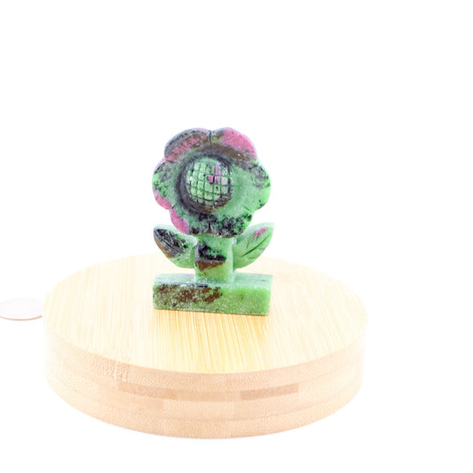 Ruby Zoisite Flower