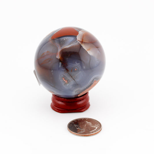 Volcano Agate Sphere