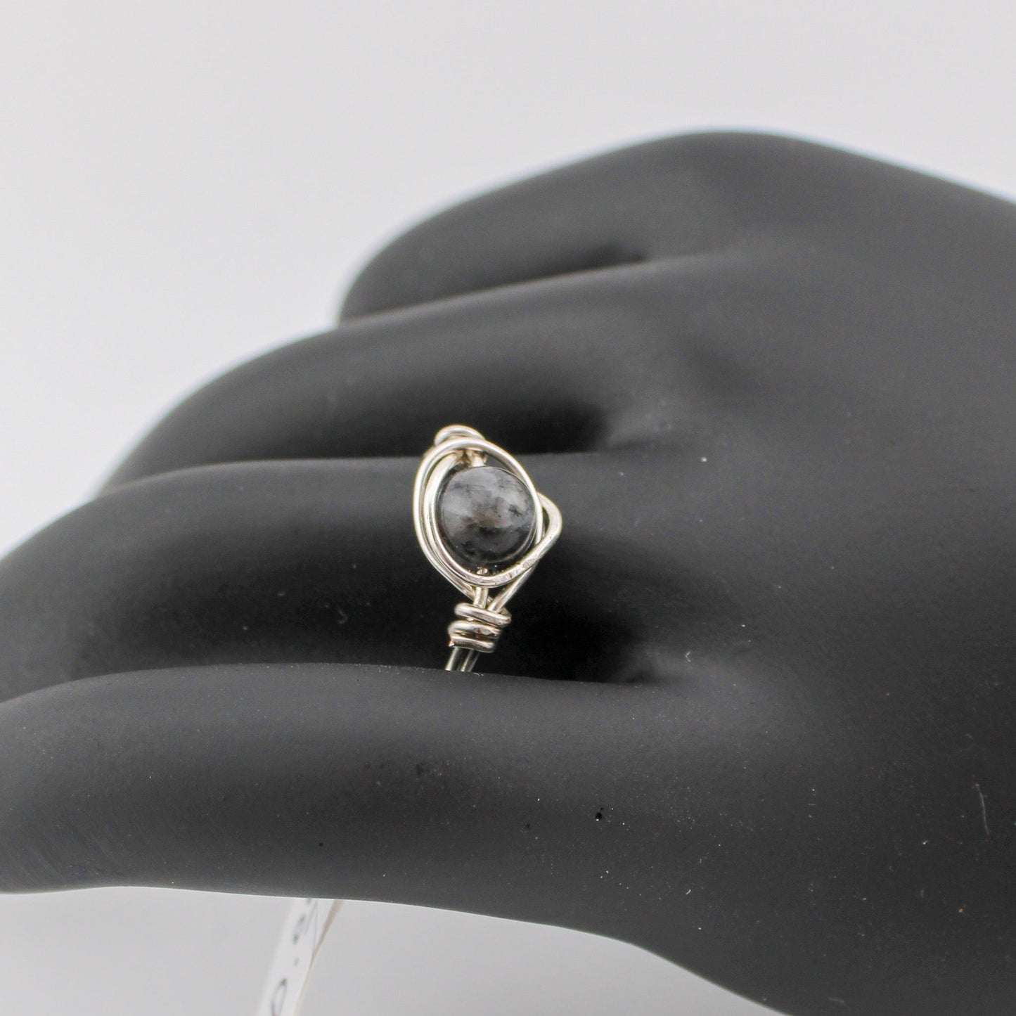 Labradorite Wire Wrapped Ring - Size 7