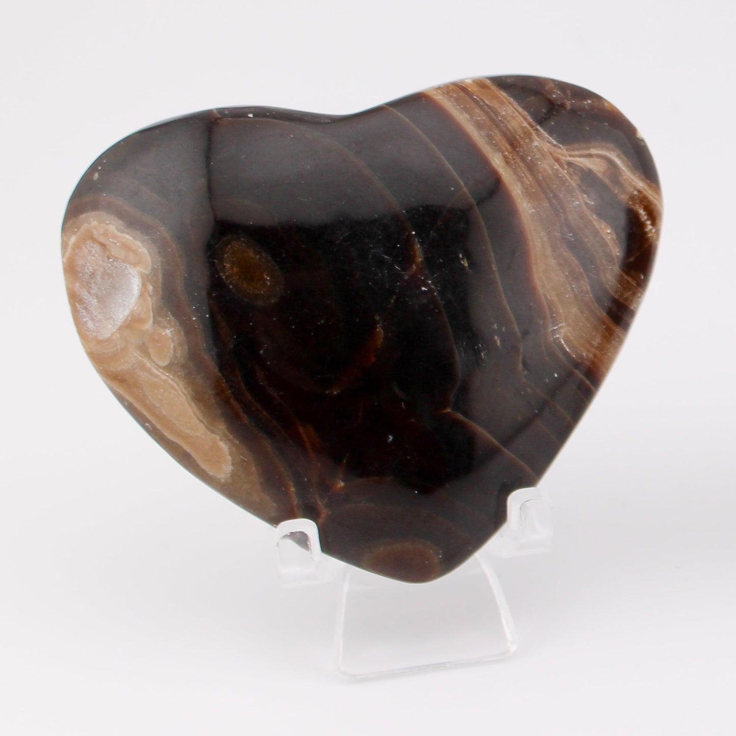 Chocolate Calcite Heart