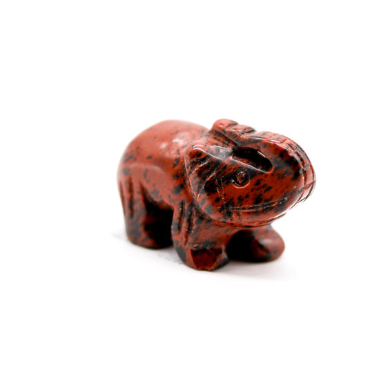 Mahogany Obsidian Elephant