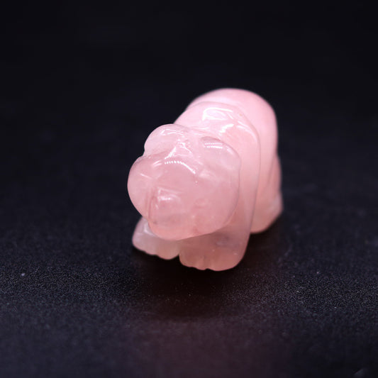 Rose Quartz Bear