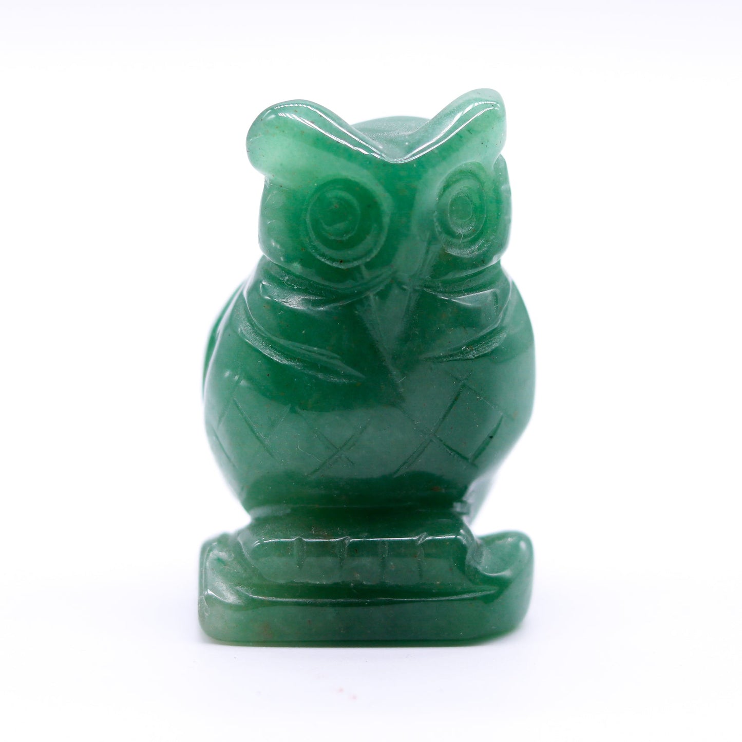 Green Aventurine Owl