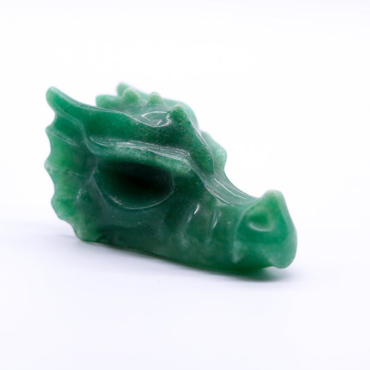 Green Aventurine Dragon Head