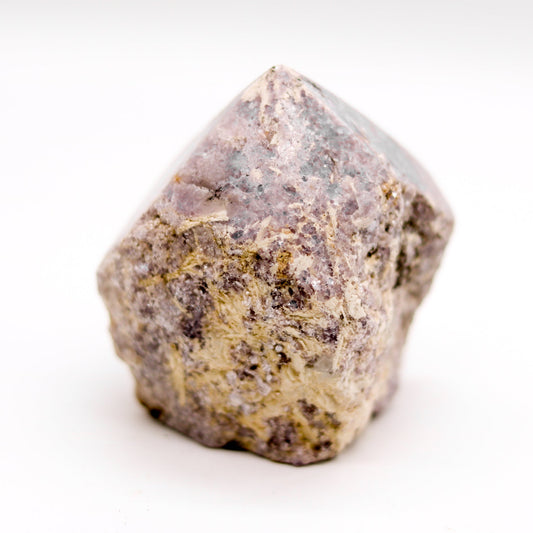 Lepidolite Half Polished