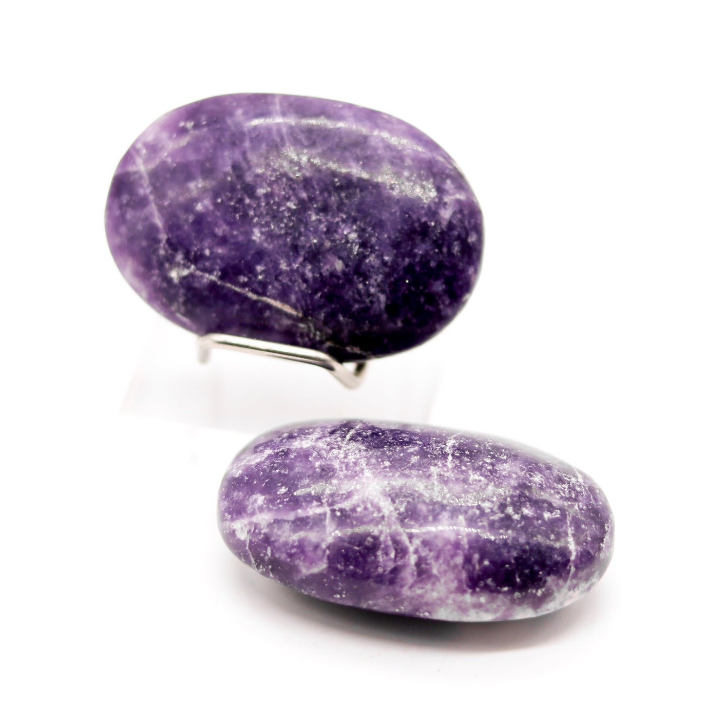 Lepidolite Palm Stone