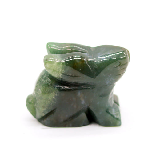 Moss Agate Rabbit