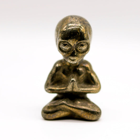 Pyrite Meditating Alien