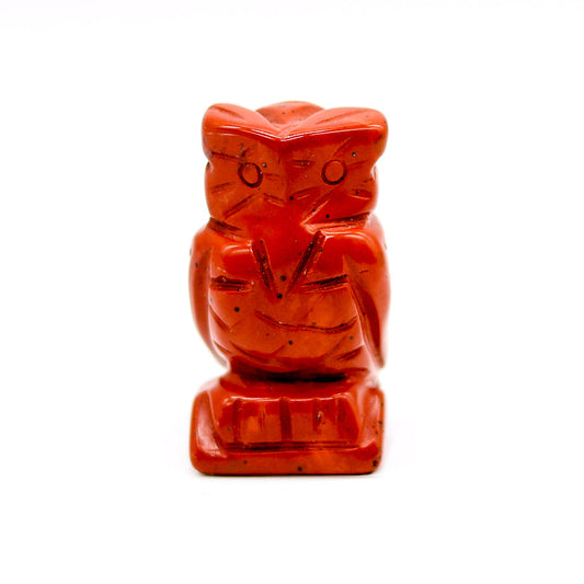 Red Jasper Owl