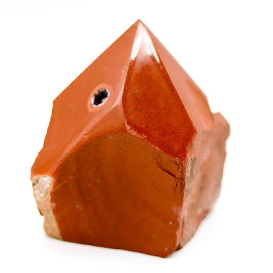 Red Jasper Half Polished